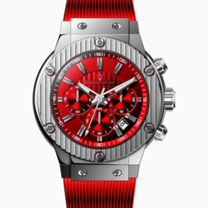 Reloj monárquico con esfera roja de Christian Van Sant